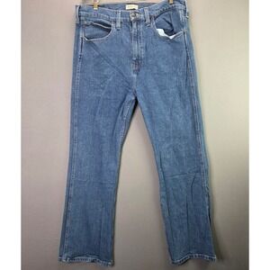 Blue Ranchwear Jeans Mens 38x32 Blue Straight Leg Stretch Denim Western Cowboy